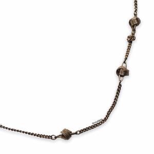 Vintage Avon Gold Tone Knotted Style Necklace